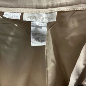 Jones New York Womens Beige Dress Pants